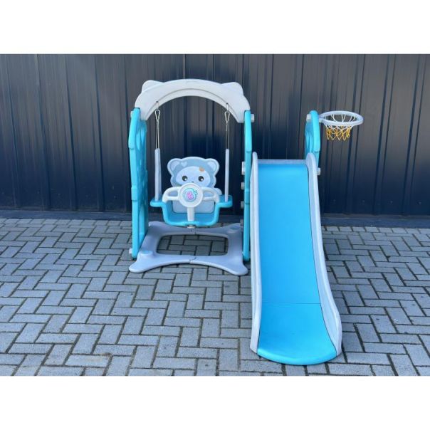 WINNER BIKE TOBOGAN+ LJULJA 180X120X1120cm BLUE - OUT0024