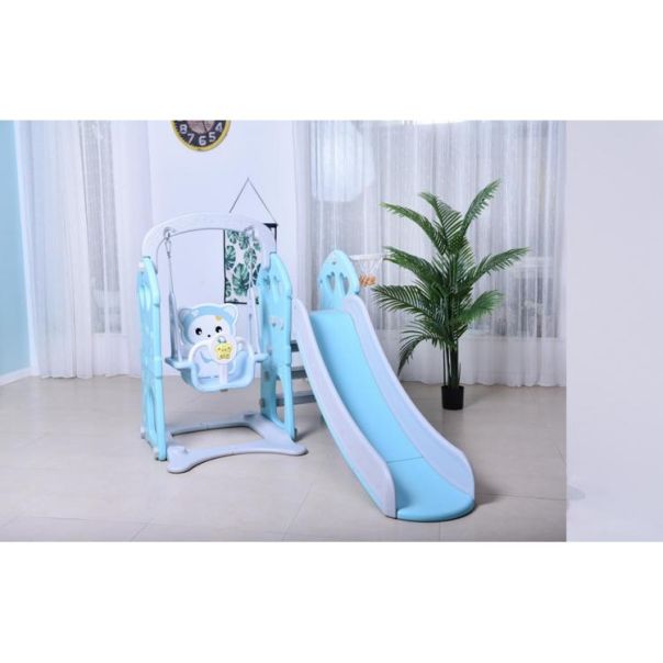 WINNER BIKE TOBOGAN+ LJULJA 180X120X1120cm BLUE - OUT0024