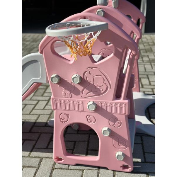 WINNER BIKE TOBOGAN + LJULJA 180X120X1120cm PINK - OUT0025