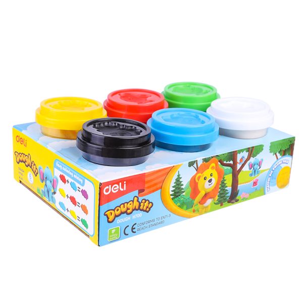 DELI Masa za modelovanje 56g, 6 boja, ultra laka EH700 - 672531