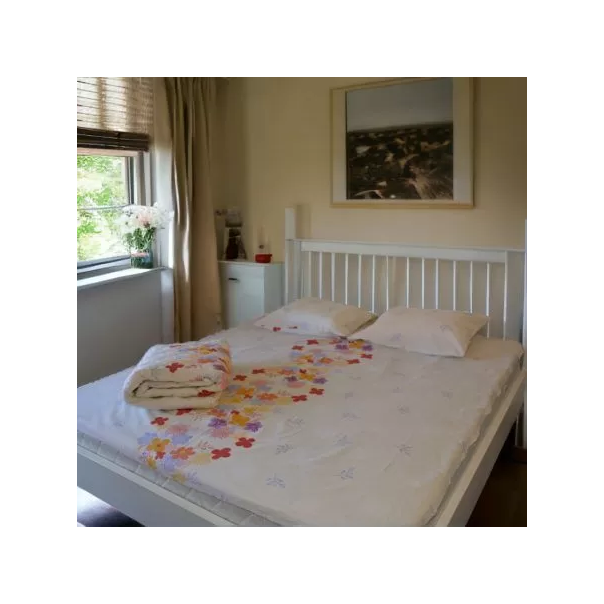 VIKTORIJA Posteljina Krep 100% pamuk Beige flower - VLK000283-beige flower