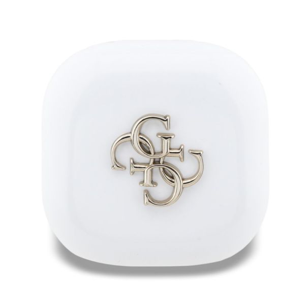 GUESS Bluetooth slusalice TWS 4G Metal logo bele (GUTWSJ7HE4GH) - EP3193100