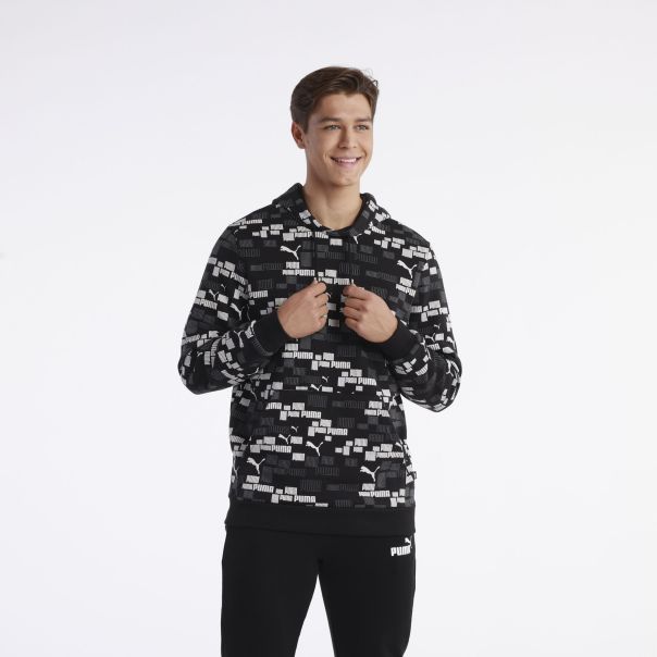 DUKS SA KAPULJACOM ESS+ LOGO LAB AOP HOODIE M - 676819-01