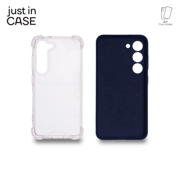 JUST IN CASE 2u1 Extra case MIX paket plavi za S23 - MIX216BL
