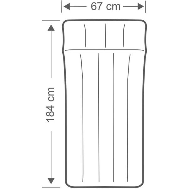 INTEX Podloga za kampovanje 67 x 184 x 17 cm, 67997 - 67997
