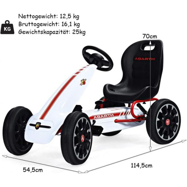 WINNER BIKE GO CART ABARTH WB9388A BLACK - TRO0040