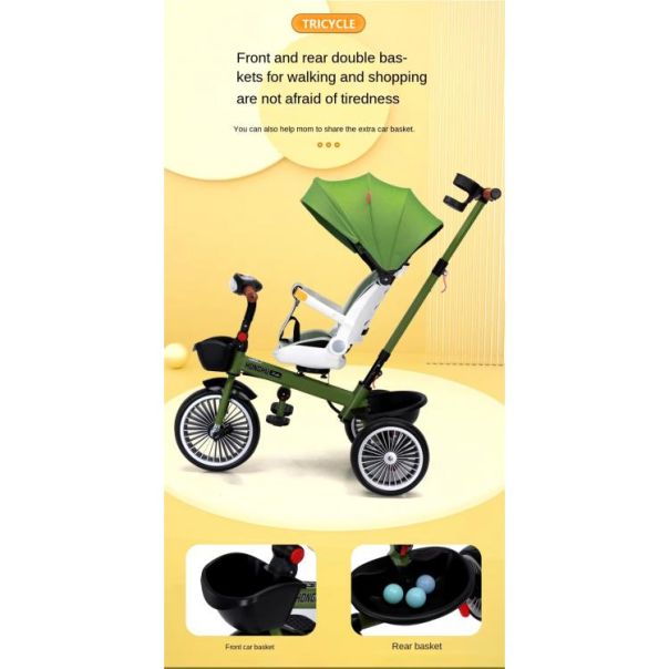 WINNER BIKE BIC.T18 TRIKE BLACK - BCK0310
