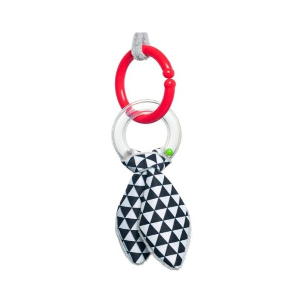 CANPOL Plišana igračka za bebe Zig Zag, crvena - 68-063_red
