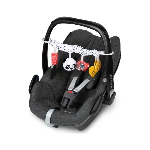 CANPOL Plišana igračka za bebe Zig Zag Boo, bela - 68-085