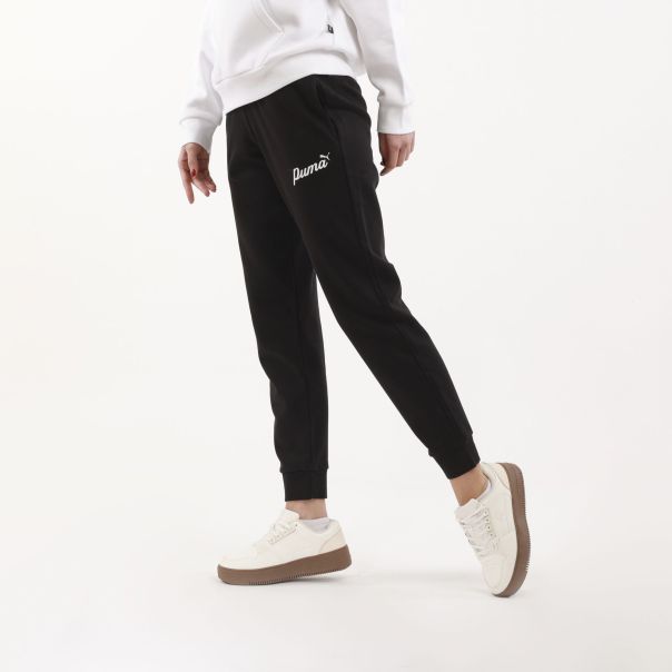 PUMA Donji deo trenerke ess+ script pants fl W - 681536-01