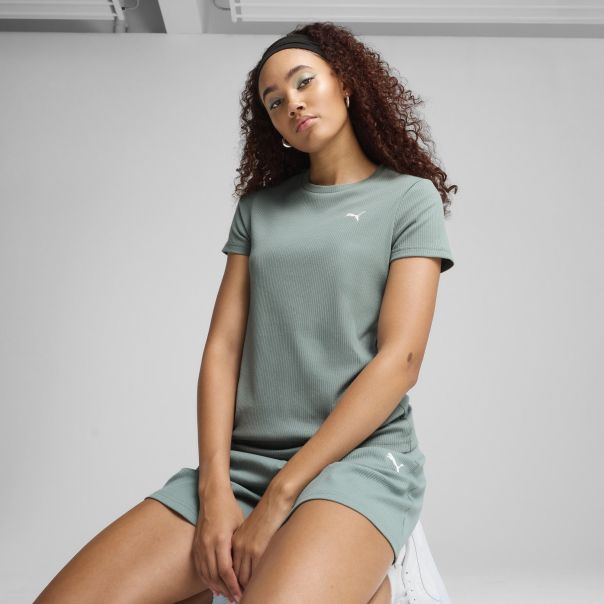 PUMA Majica kratak rukav ess elevated rib tee W - 685021-30