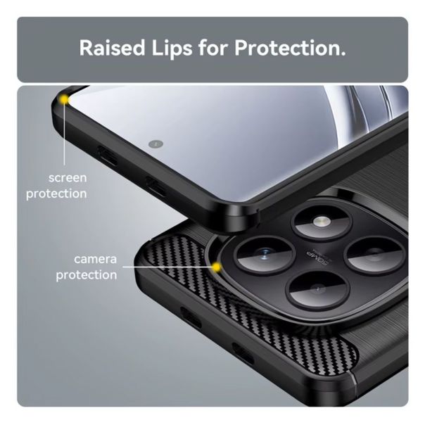 Maska za Xiaomi Redmi Note 15 4G (EU) crna Defender Safeguard - EP2864287