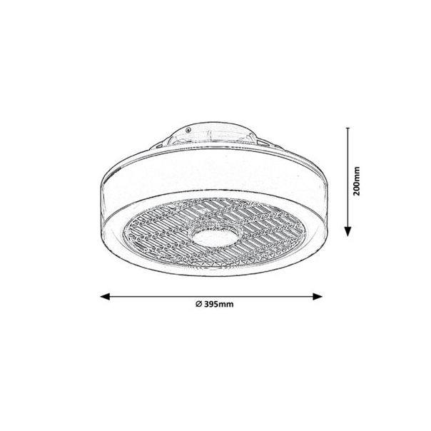 Rabalux Plafonjera Dalfon LED 30W sivo (6857) - 6857