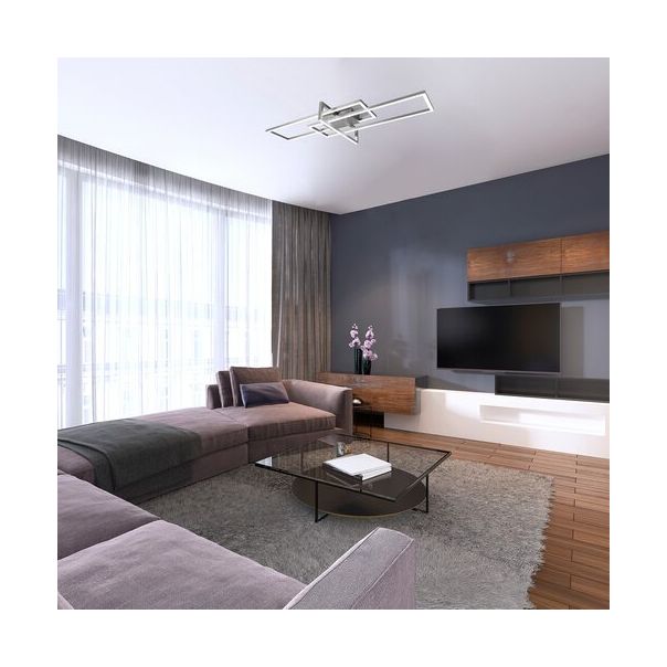 Rabalux Plafonjera Thabita LED 35W brušeni hrom (6867) - 6867-1-1