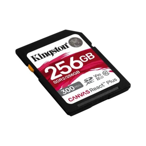 SD Card 256GB Kingston Canvas React Plus SDR2/256GB - EP2597699
