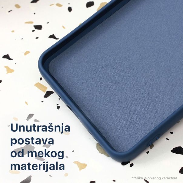 Maska za Xiaomi Redmi 13C plava Shell Velvet - EP3257417