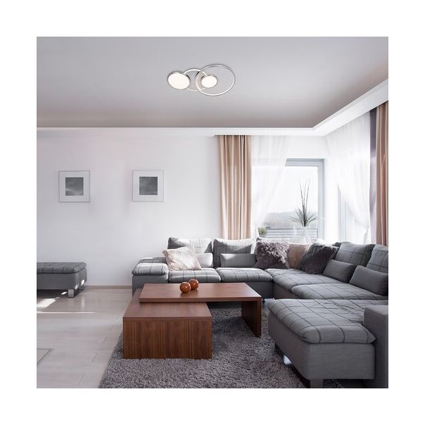 Rabalux Plafonjera Fulvia LED 50W brušeni hrom (6890) - 6890-1