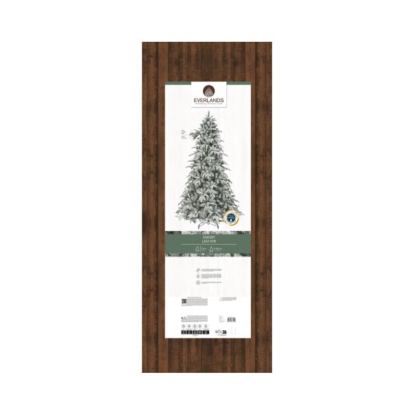 DEKOR DOM Novogodišnja jelka LEVI SNOWY 240cm - EP3287996