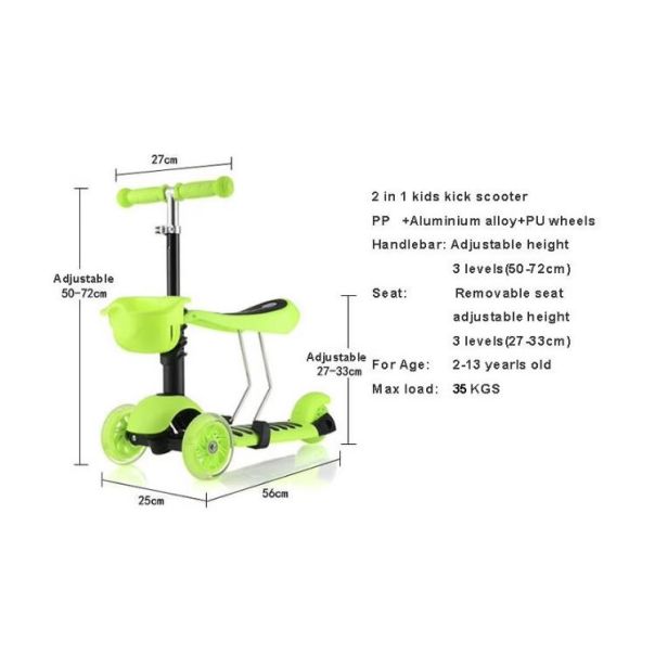 WINNER BIKE ROMOBIL NR-9520 GREEN BUBAMARA - TRO0051