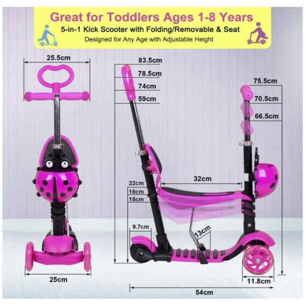 WINNER BIKE ROMOBIL NR-9520 PINK BUBAMARA - TRO0049