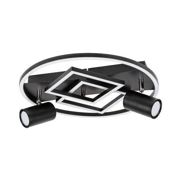 Rabalux Plafonjera Aztec LED 40W mat crno (6905) - 6905-1