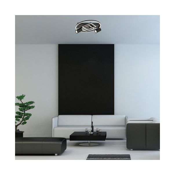 Rabalux Plafonjera Aztec LED 40W mat crno (6905) - 6905-1