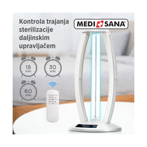 MEDISANA UV + Ozone Germicidni sterilizator i ozonizator 38w + zaštitne naočare - MedSan582