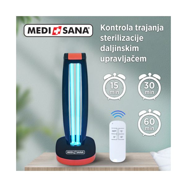 MEDISANA UV + Ozone germicidni sterilizator i ozonizator compact 32W + zaštitne naočare - MedSan583