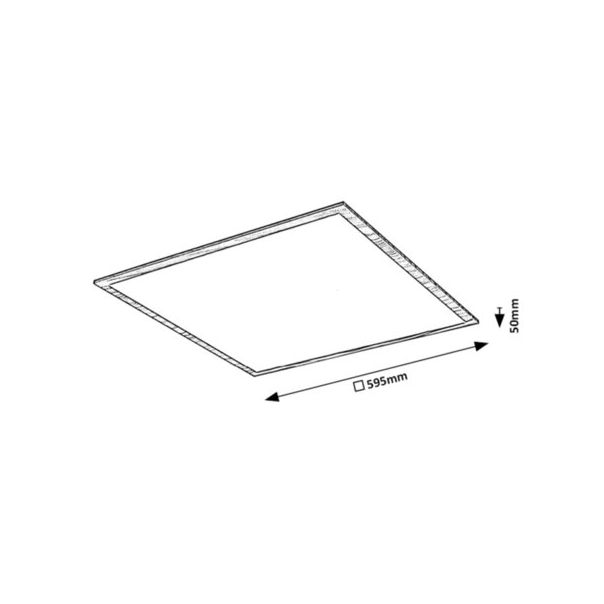 Rabalux Plafonjera Almond LED 40W bukva (6908) - 6908