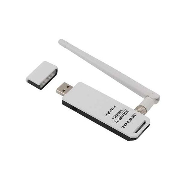 TP-LINK 150Mbps High Gain Wireless USB Adapter TL-WN722N - 6935364050467