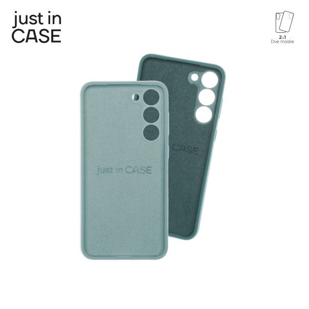 JUST IN CASE 2u1 Extra case MIX za S23+, mint/maslinasta - MIXPL217GN