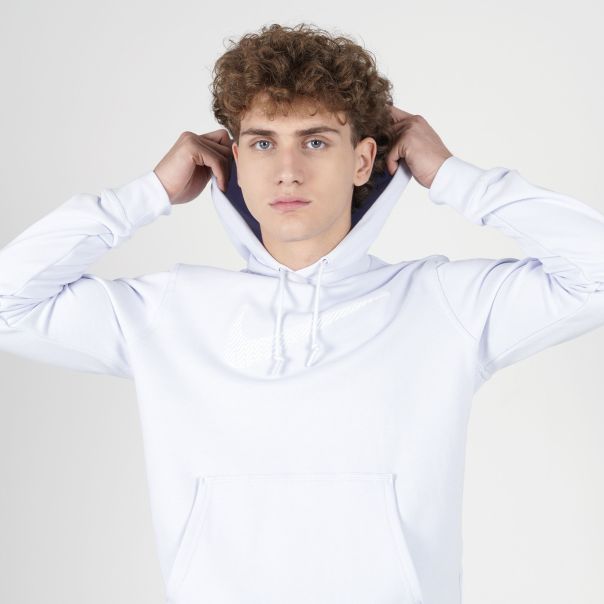 NIKE Duks sa kapuljacom  nike club ft hoody-swsh+blk M - 694099-085