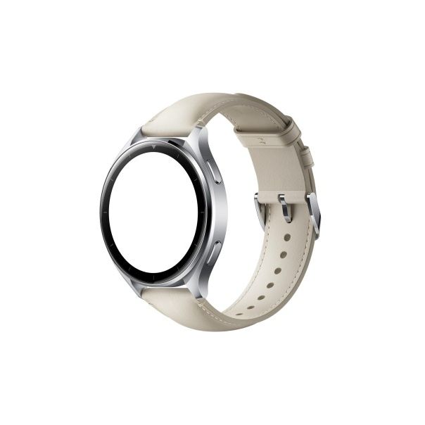 XIAOMI Zamenska narukvica Watch Leather Strap, bela - 6941812764381