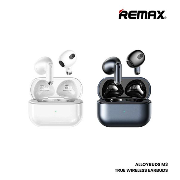 REMAX Bluetooth slušalice M3, Zinc Alloy, bela - 6954851209980