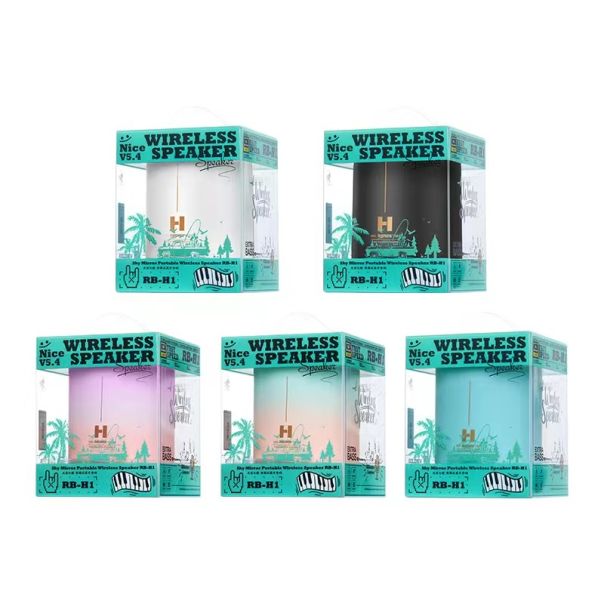 REMAX Bluetooth Zvučnik RB-H1 Purple/pink Sky Mirror, roza - 6954851216605