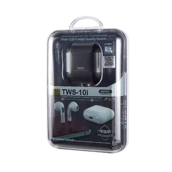 REMAX Bluetooth slušalice TWS-10i, crna - 6954851224075