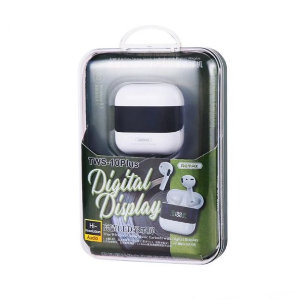 REMAX Bluetooth slušalice TWS-10Plus, bela - 6954851226499