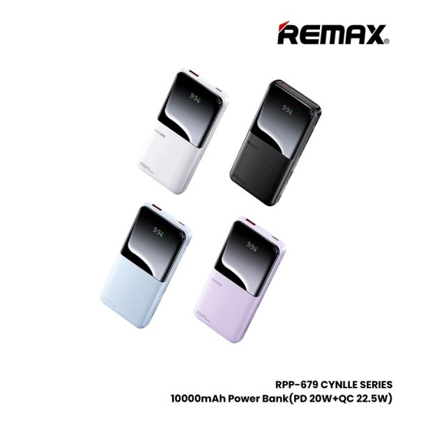 REMAX Power Bank RPP-679, 20W+QC 22.5W, 10000mAh, crna - 6954851235873