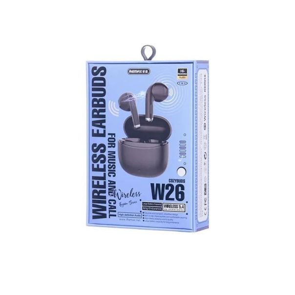 REMAX Bluetooth slušalice W26, crna - 6954851236900