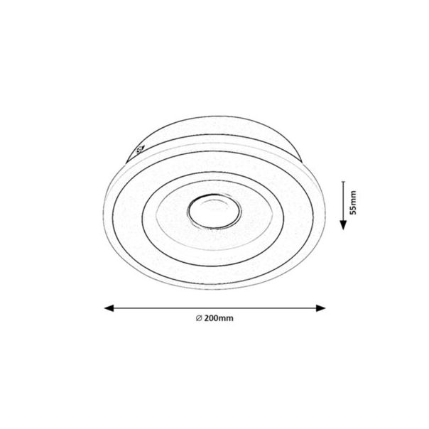 Rabalux Zidna lampa Taneli LED 20W bela (6959) - 6959-1