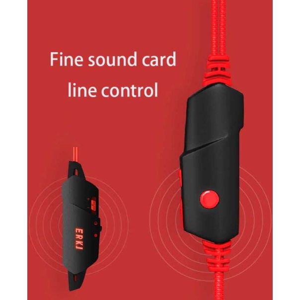 LENOVO Gejmerske bubice GAME SHOCK HS-10 crvene - 6970648211547