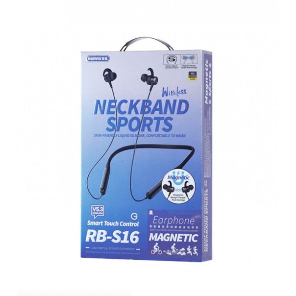 REMAX Bluetooth slušalice RB-S16 Neckband Sports, bela - 6972174153346