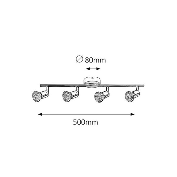 RABALUX Spot rasveta Norton LED GU10 50W - 6988