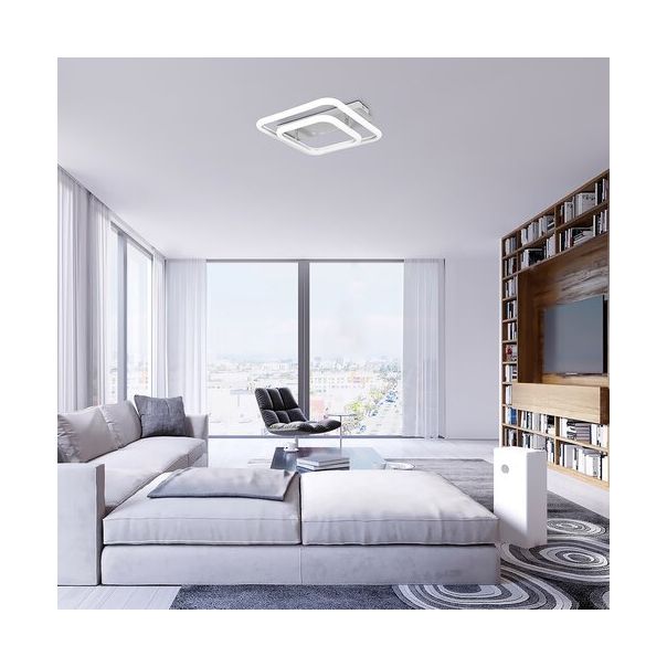 Rabalux Plafonjera Fandral LED 33W brušeni hrom (6996) - 6996