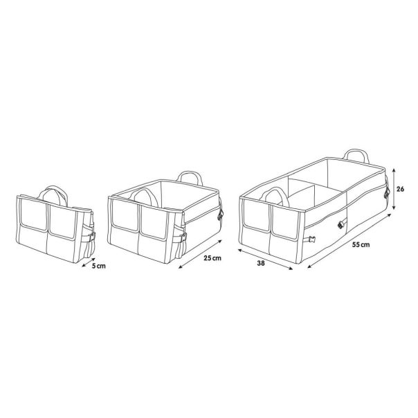 LAMPA ACCESSORIES Torba za odlaganje stvari 55X26X38cm - 69961-1