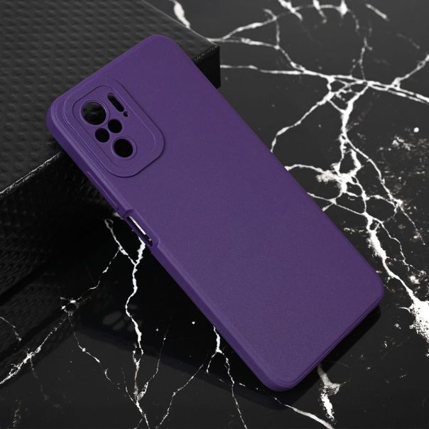 Maska za Xiaomi Redmi Note 10 4G/Note 10s Teracell Giulietta mat tamno ljubičasta - 222541