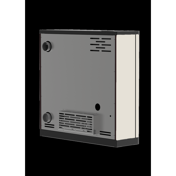 MARELI Kamin na pelet AURORA SLIM 10 air (10kW) krem - EP3020611