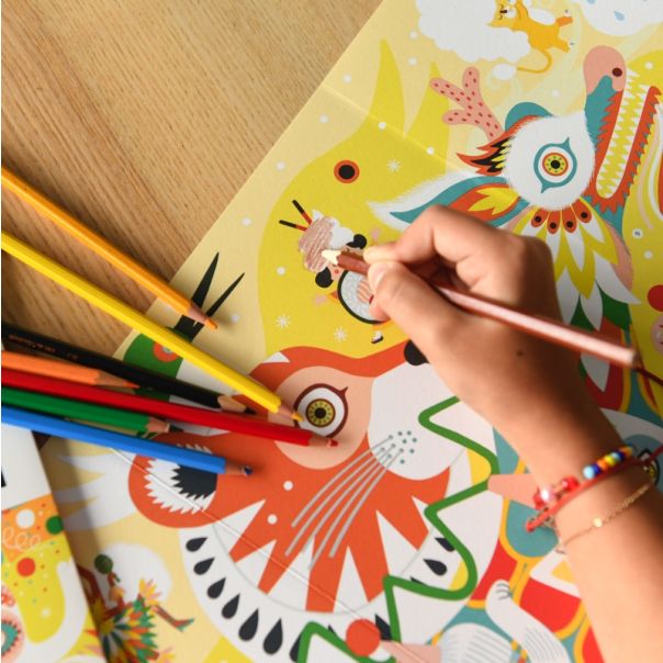 POPPIK Poster za bojenje: Karneval - COL003