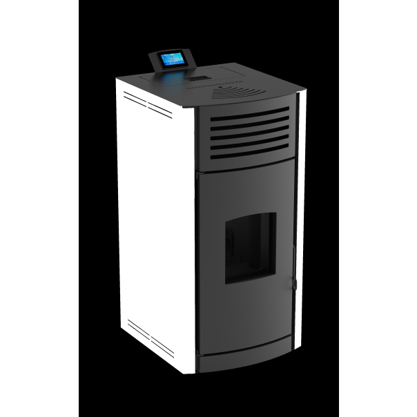 MARELI Kamin na pelet ONYX Hydro 30 (4kW + 26kW) bela - EP3013729