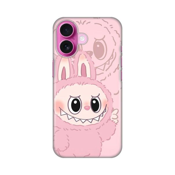 Maska za iPhone 16 6.1 La Bubu Silikonska Print Pink - 8020840